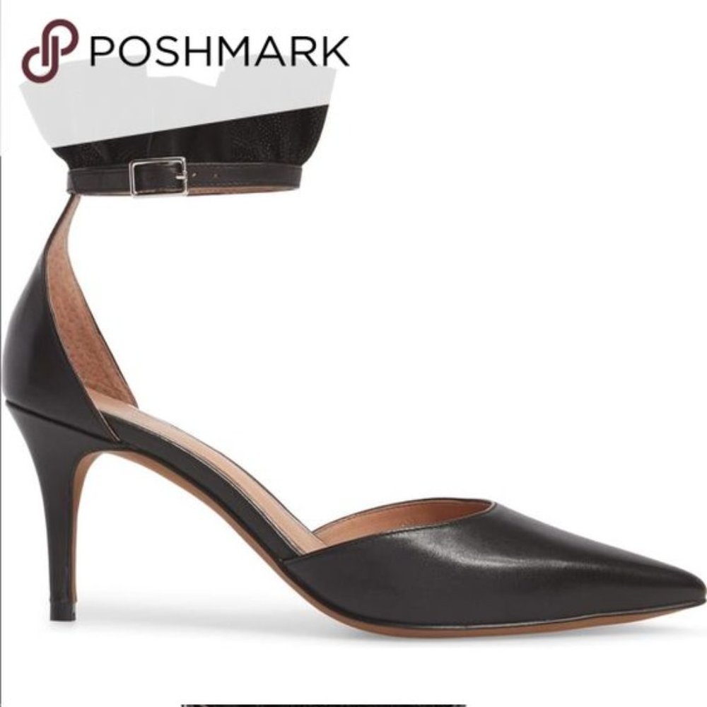 Nib Linea Paolo Pammy Ruffled Pointy Toe Pump 8.5 - image 2